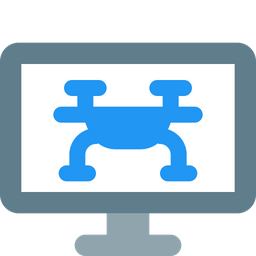 Computer Drone  Icon