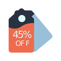 45% off tag  Icon