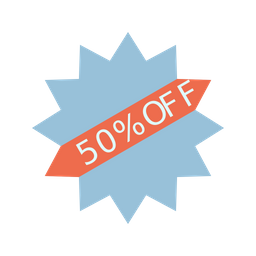 50% off  Icon