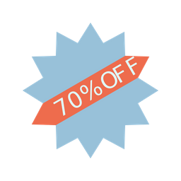 70% off  Icon