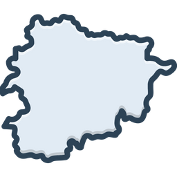 Andorra karte  Symbol