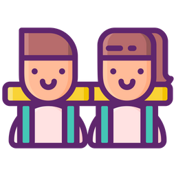 Couple Travel  Icon