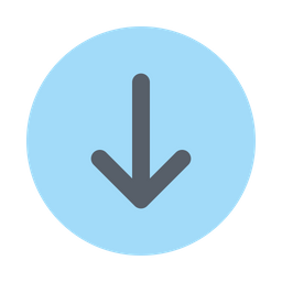 Down arrow  Icon