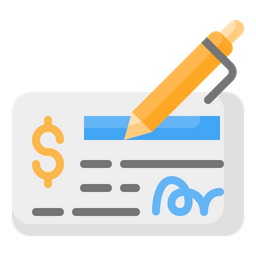 Cheque  Icon