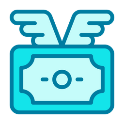 Flying Money  Icon