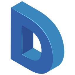 D Letter  Icon