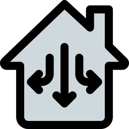 Circulation In House  Icon