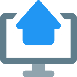 Computer House  Icon