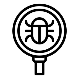 Fehler finden  Symbol