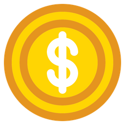 Dollar coin  Icon