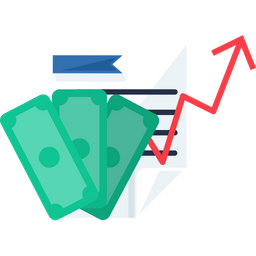 Crescimento Financeiro  Ícone