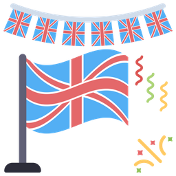 British Flag  Icon