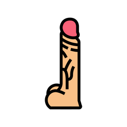 Vibrador de pene  Icono