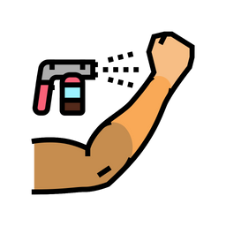 Hand Tan Paint  Icon