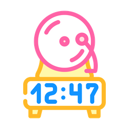 School Clock  Icon