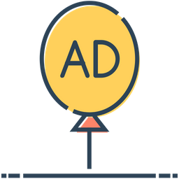 Advertising Balloon  Icon