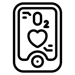 Pulsoximeter  Symbol