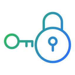 Lock And Key  Icon