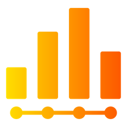 Line Bar Chart  Icon