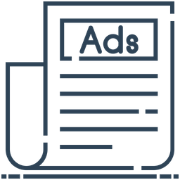 Ads Paper  Icon