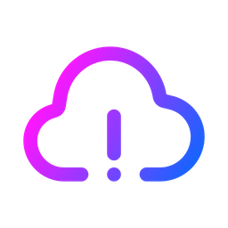 Cloud Warning  Icon