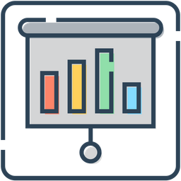 Chart Presentation  Icon