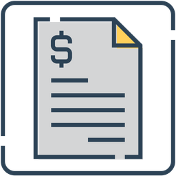 Bank Paper  Icon