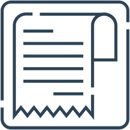 청구서  아이콘