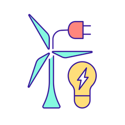 Integration der Windenergie in das Smart Grid  Symbol