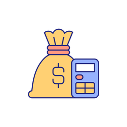 Financial plan for company  Icon