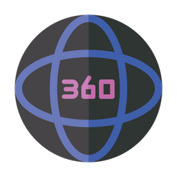 360°-Ansicht  Symbol