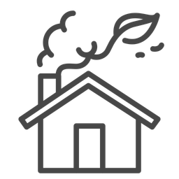 Kamin für zu Hause  Symbol