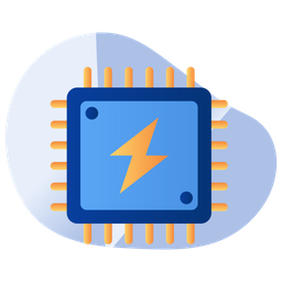 Electric Microchip  Icon