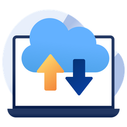 Cloud Data Transfer  Icon