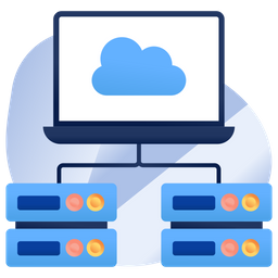 Cloud Hosting  Icon