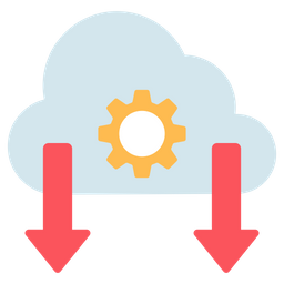 Cloud Download Management  Icon