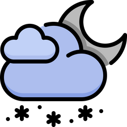 Cloud snow moon  Icon