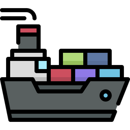 Barco de carga  Icono