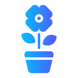 Blumentopf  Symbol