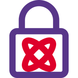 Atom Lock  Icon