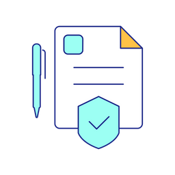 Insurance service contract  Icon