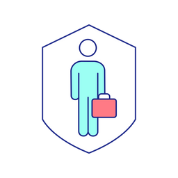 General insurance for employee  Icon