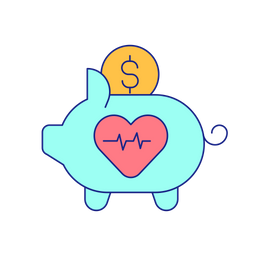 Healthcare savings  Icon