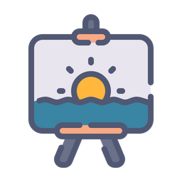 Canvas Board  Icon