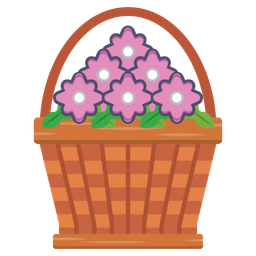 Flowers basket  Icon