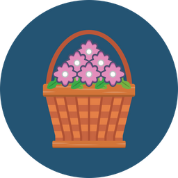 Flowers basket  Icon