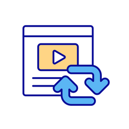 Sharing video content  Icon