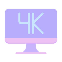 4 K Display  Icon