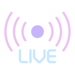 Live Stream  Icon