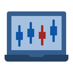 온라인 주식 시장 분석  아이콘